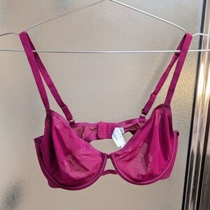 Auden Fuchsia Unlined Underwire Bra